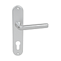 ENSEMBLE JACINTHE ARGENT TROU DE CLE I PLAQUE DE 165 MM - EA 70 MM