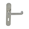 ENSEMBLE MEDOC INOX 304 CLE L SUR PLAQUE ENTRAXE 195 MM
