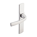 ENSEMBLE MUZE CHROME VELOURS PLAQUE FONDUE EA FIXATION 165 MM - BEC DE CANE