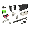 Kit coulissant SAF-BLACK 20
