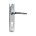 ENSEMBLE TULIPE EN ZAMAK CHROME 165 MM EA 70 MM CARRE DE 7 MM - CLE I