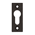 ENTREE CYLINDRE FIXATION VISIBLE N-3005 EN 67X25 NOIRE RAL 9005
