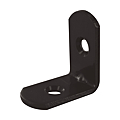 EQUERRE DE CHAISE BOUT ROND ACIER NOIR 25 X 25 X 14MM