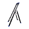 ESCABEAU ALUMINIUM LAQUÉ 3 MARCHES HAUTEUR TRAVAIL 2,65M PROMIUM
