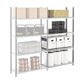 ETAGERE POLYVALENT SUIVANT 4 TABLETTES 1750 X 1040 X 366 MM 120KG P/TABLETTE
