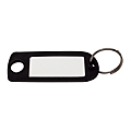 ETIQUETTE CLE PLASTIQUE SOUPLE 55 X 22 NOIR