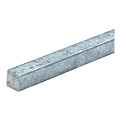 FER CARRE GALVANISE 16 X 16 MM EN 6 M 