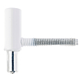 Fiche à broche sur platine avec insert en nylon Ø 13 mm