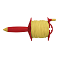 FIL CABLE JAUNE EN NYLON LONGUEUR 100 M SUR ENROULEUR Ø 1,5 MM