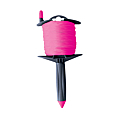 Fil câble rose en nylon longueur 100 m sur enrouleur Ø 1,5 mm