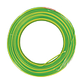 FIL DE CABLAGE RIGIDE HO7VU 1,5 VERT/JAUNE EN 100 METRES