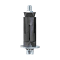 Fixation expansible pour tubes ronds