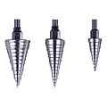 FORET CONIQUE ETAGE POUR ELECTRICIENS HSS Ø 6 A 37 MM GOUJURE DROITE