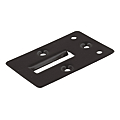 GACHE DE SEUIL NOIR 9005 POUR TARGETTE 