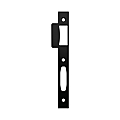 GACHE PLATE BOUT CARRE REF. G450VK NOIRE POUR COFFRE D 425 AXE 40 ET 50