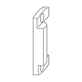 GACHE VERROU MEDIAN F24 AXE13MM ZV RT ZV-RT.H.13-24