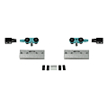 Garniture expert pour porte en verre jusque 120 kg
