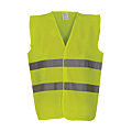 GILET CLASSE 2 JAUNE FLUO 100 % POLYESTER TAILLE XL