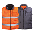 Gilet réversible haute visibilité Hi-Way photo du produit