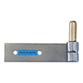 GOND A PLAQUER HORIZ. INOX AXE LAITON Ø 14 - LONG. 130 MM