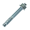 GOUJON D'ANCRAGE ACIER ZINGUE M8 X 50MM EP.2MM    ATE OPTION 7