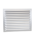 GRILLE AUVENT ALU ANODISE MOUSTIQUAIRE EN 500X400 MM