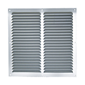 GRILLE AUVENT ALU ANODISE S/M VR EN 250 X 250 MM