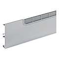 Grille de ventilation rectangle arrondie pour plinthe