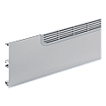 Grille de ventilation rectangle arrondie pour plinthe photo du produit