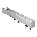 Guide de porte supérieur à double olive montée sur cage à rouleaux 