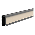 TRINGLE DE PENDERIE NOIR GRANITE MONTEE AVEC JOINT ANTI-BRUIT L:5140