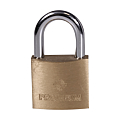 CADENAS INTERIEUR LAITON 30X27MM ANSE ACIER NICKELE + 2 CLES PROMIUM