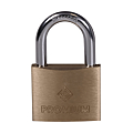 CADENAS INTERIEUR LAITON 35X28MM ANSE ACIER NICK. 5,5MM + 2 CLES PROMIUM