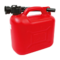 JERRICAN HYDROCARBURE ECO 5 LITRES EN POLYETHYLENE HAUTE DENSITE