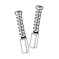 Jeu de 2 charbons CB424