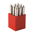 JEU 9 CHIFFRES A FRAPPER L ACIER 8 MM 