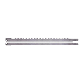 JEU DE 2 LAMES HSS 450MM POUR MATÉRIAUX ISOLANT ROULEAUX LAINE DE VERRE BOIS ETC