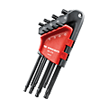 Jeu de 8 clés mâles Torx longues tête sphérique photo du produit
