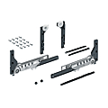 Ferrure avec amortisseur pour 1 porte Slide Line M