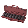 Coffret 8 douilles longues à choc 3/4''