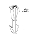 Joint sapin extensible pour profil Defender 810 verre 88.4