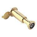 JUDAS OPTIQUE 160° LAITON POLI SECURI STOP Ø PERCAGE 12MM PR EP PTE 34 A 62 MM