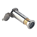 JUDAS OPTIQUE 160° NICKELE MINOS GRAND SERRAGE PERCAGE Ø12MM DE 34 A 85MM