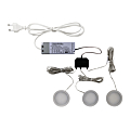 Kit 2 spots blanc chaud 3000 K avec transfo