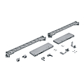 Amortisseur pour 2 et 3 portes, kit amortisseur de fermeture sylent system pour 2 portes