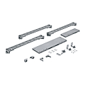 Amortisseur pour 2 et 3 portes, kit amortisseur de fermeture sylent system pour 3 portes