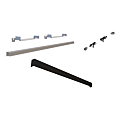 KIT APPLISYSTEM ALU 70X203 CM NOIR MAT RAIL + BANDEAU + KIT DE MONTAGE