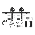 Kit complet pour porte coulissante Bario 3 photo du produit