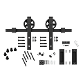 Kit complet pour porte coulissante Bario 3 photo du produit