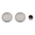 KIT CUVETTE ROND CHROME SAT+ TIRE DOIGT 